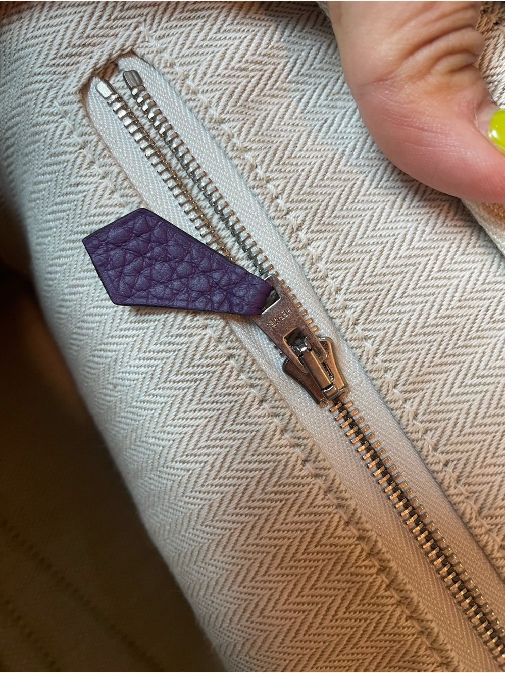Hermes Ebene Clemence Victoria Elan 38 Bag - Picture 10 of 11